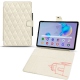 Custodia in pelle Samsung Galaxy Tab S6 Lite - Blanc escumo - Couture
