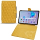 Lederschutzhülle Samsung Galaxy Tab S6 Lite - Jaune soulèu - Couture