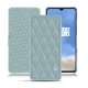 Funda de piel OnePlus 7T - Bleu ciel - Couture ( Nappa - Pantone 277C ) 