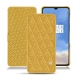 Capa em pele OnePlus 7T - Mimosa - Couture ( Pantone 141C ) 