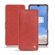 OnePlus 7T leather case - Cerise vintage ( Pantone 185C ) 