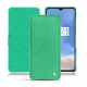 OnePlus 7T leather case - Menthe vintage ( Pantone 562C ) 