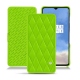 Funda de piel OnePlus 7T - Vert fluo - Couture