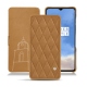 Custodia in pelle OnePlus 7T - Castan esparciate - Couture