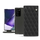 レザーケース Samsung Galaxy Note20 Ultra - Noir - Couture ( Nappa - Black ) 