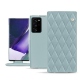 Capa em pele Samsung Galaxy Note20 Ultra - Bleu ciel - Couture ( Nappa - Pantone 277C ) 