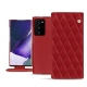 Capa em pele Samsung Galaxy Note20 Ultra - Rouge - Couture ( Nappa - Pantone 199C ) 