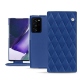 Samsung Galaxy Note20 Ultra leather case - Bleu océan - Couture ( Nappa - Pantone 293C ) 