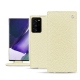 Samsung Galaxy Note20 Ultra leather case - Ivoire ( Sleek P C12 - White ) 