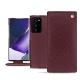 Housse cuir Samsung Galaxy Note20 Ultra - Lie de vin ( Pantone 5115C ) 