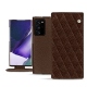 レザーケース Samsung Galaxy Note20 Ultra - Châtaigne - Couture ( Pantone 476C ) 