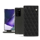 Custodia in pelle Samsung Galaxy Note20 Ultra - Ebène - Couture ( Sleek P C12 - Black ) 