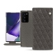 Lederschutzhülle Samsung Galaxy Note20 Ultra - Anthracite - Couture ( Pantone 424C ) 