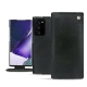レザーケース Samsung Galaxy Note20 Ultra - Dark vintage ( Roughtcut - Black#5256 ) 
