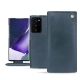Samsung Galaxy Note20 Ultra leather case - Jean vintage ( Roughtcut - Pantone 285U  ) 