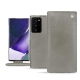 Samsung Galaxy Note20 Ultra leather case - Acier vintage ( Pantone 403C ) 