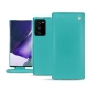 Housse cuir Samsung Galaxy Note20 Ultra - Bleu fluo