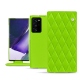 Housse cuir Samsung Galaxy Note20 Ultra - Vert fluo - Couture