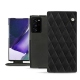Custodia in pelle Samsung Galaxy Note20 Ultra - Negre poudro - Couture