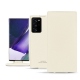 Housse cuir Samsung Galaxy Note20 Ultra - Blanc PU