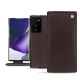 Lederschutzhülle Samsung Galaxy Note20 Ultra - Marron envoûtant