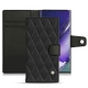 Lederschutzhülle Samsung Galaxy Note20 Ultra - Noir - Couture ( Nappa - Black ) 