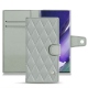 Funda de piel Samsung Galaxy Note20 Ultra - Gris - Couture ( Nappa - Pantone W428C ) 