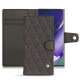 Samsung Galaxy Note20 Ultra leather case - Anthracite - Couture ( Pantone 424C ) 