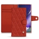 Funda de piel Samsung Galaxy Note20 Ultra - Papaye - Couture ( Pantone 180C ) 