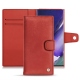 Capa em pele Samsung Galaxy Note20 Ultra - Cerise vintage ( Pantone 185C ) 