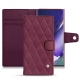 Custodia in pelle Samsung Galaxy Note20 Ultra - Prune vintage - Couture
