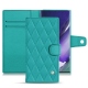 Custodia in pelle Samsung Galaxy Note20 Ultra - Bleu fluo - Couture