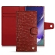 Funda de piel Samsung Galaxy Note20 Ultra - Autruche ciliegia