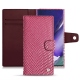 Samsung Galaxy Note20 Ultra leather case - Serpent ciclamino
