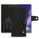 Custodia in pelle Samsung Galaxy Note20 Ultra - Negre poudro - Couture