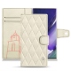 Custodia in pelle Samsung Galaxy Note20 Ultra - Blanc escumo - Couture
