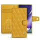 Custodia in pelle Samsung Galaxy Note20 Ultra - Jaune soulèu - Couture