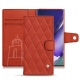 Capa em pele Samsung Galaxy Note20 Ultra - Arange clouquié - Couture