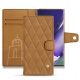 Samsung Galaxy Note20 Ultra leather case - Castan esparciate - Couture