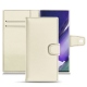 Housse cuir Samsung Galaxy Note20 Ultra - Blanc PU