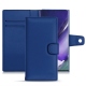 Housse cuir Samsung Galaxy Note20 Ultra - Bleu océan PU
