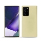 Coque cuir Samsung Galaxy Note20 Ultra - Beige ( Nappa - Pantone 7502C ) 