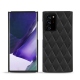 Lederschutzhülle Samsung Galaxy Note20 Ultra - Noir - Couture ( Nappa - Black ) 