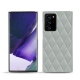 Custodia in pelle Samsung Galaxy Note20 Ultra - Gris - Couture ( Nappa - Pantone W428C ) 