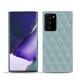 Coque cuir Samsung Galaxy Note20 Ultra - Bleu ciel - Couture ( Nappa - Pantone 277C ) 