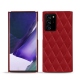 Custodia in pelle Samsung Galaxy Note20 Ultra - Rouge - Couture ( Nappa - Pantone 199C ) 