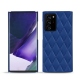レザーケース Samsung Galaxy Note20 Ultra - Bleu océan - Couture ( Nappa - Pantone 293C ) 