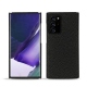 レザーケース Samsung Galaxy Note20 Ultra - Ebène ( Sleek P C12 - Black ) 