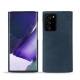 Coque cuir Samsung Galaxy Note20 Ultra - Jean vintage ( Roughtcut - Pantone 285U  ) 