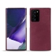 Coque cuir Samsung Galaxy Note20 Ultra - Prune vintage ( Pantone 512C ) 